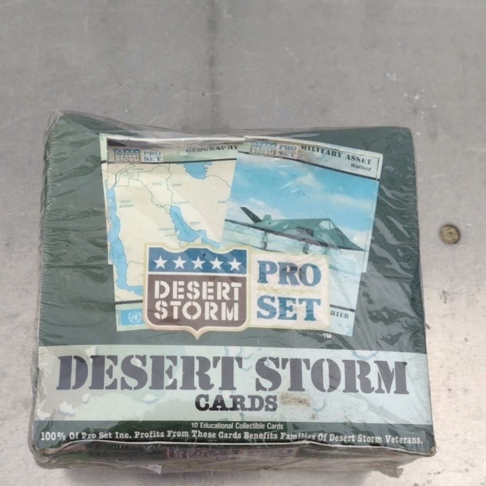 Desert Storm Pro Set Cards